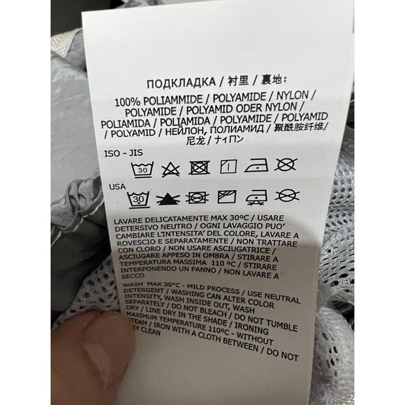 NWT Stone Island Shorts Mens Medium Gray Swim Trunks Logo Patch - Picture 9 of 13